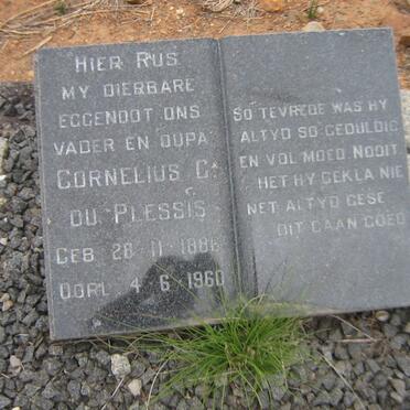 PLESSIS Cornelius G., du 1886-1960