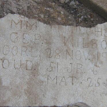 HUDECHER M. M. nee WILSON -1932