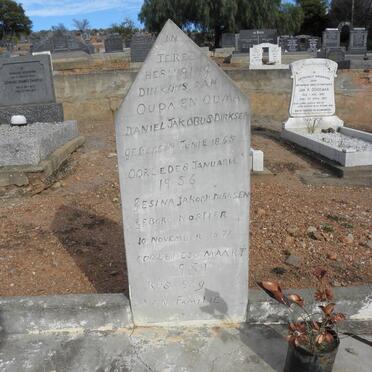 DIRKSEN Daniel Jakobus 1865-1956 &amp; Gesina Jakoba NORTIER 1871-1951