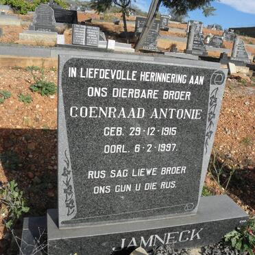 JAMNECK Coenraad Antonie 1915-1997