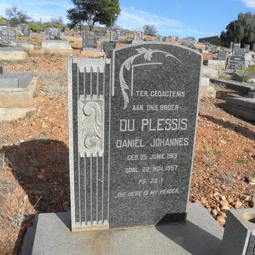PLESSIS Daniel Johannes, du 1913-1957