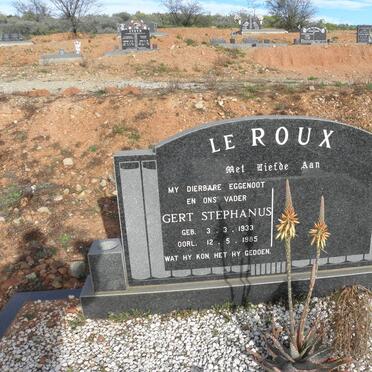 ROUX Gert Stephanus, le 1933-1985