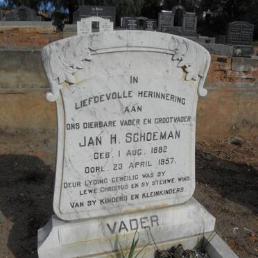 SCHOEMAN Jan H. 1882-1957