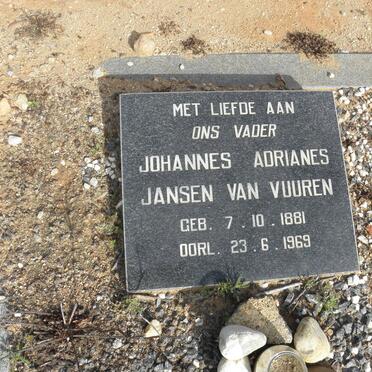 VUUREN Johannes Adrianes, Jansen van 1881-1969