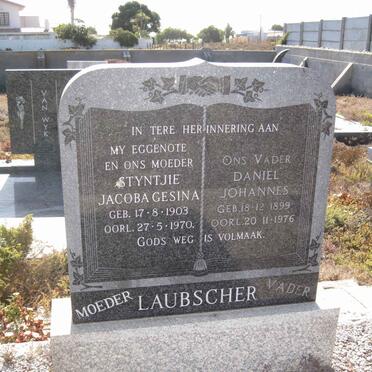 LAUBSCHER Daniel Johannes 1899-1976 &amp; Styntjie Jacob Gesina 1903-1970
