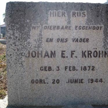 KROHN Johan E.F. 1872-1944