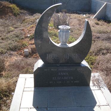 ROELOFSE Anna Elizabeth 1936-1985