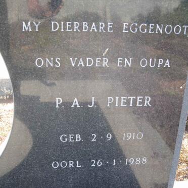 LAUBSCHER P.A.J. Pieter 1910-1988