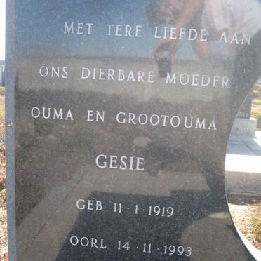 LAUBSCHER Gesie 1919-1993