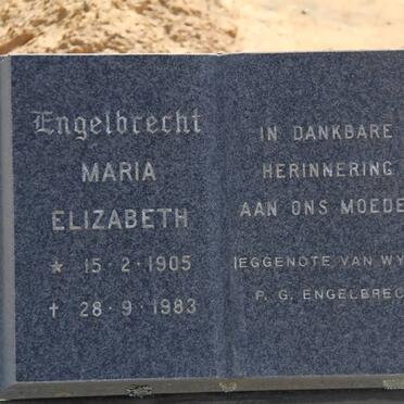 ENGELBRECHT Maria Elizabeth 1905-1983