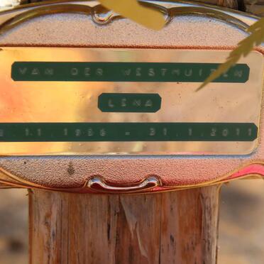 WESTHUIZEN Lena, van der 1996-2011