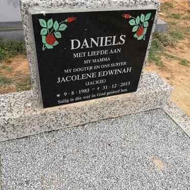 DANIELS Jacolene Edwinah 1983-2015