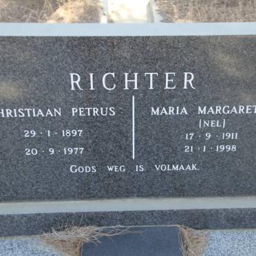 RICHTER Christiaan Petrus 1897-1977 &amp; Maria Margaretha NEL 1911-1998