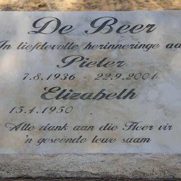 BEER Pieter, de 1936-2001 &amp; Elizabeth 1950-