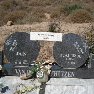 WESTHUIZEN Jan, van der 1931-2003 &amp; Laura CRONJE 1932-