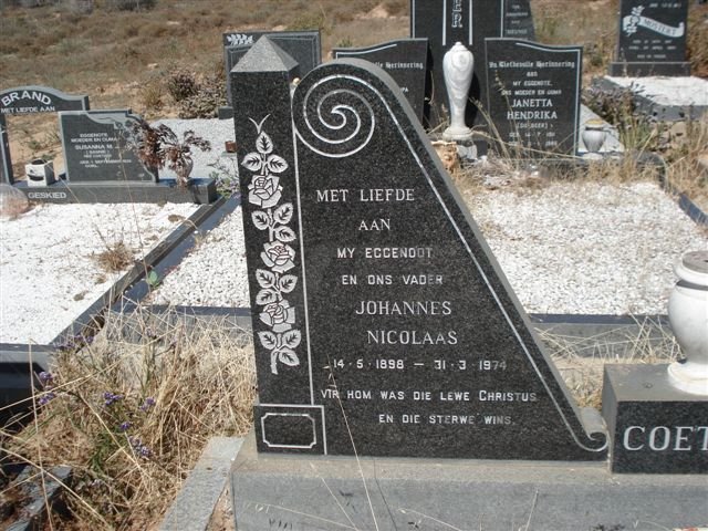 COETZEE Johannes Nicolaas  1898-1974