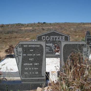 COETZEE Piet Adriaan Smit 1904-1991 &amp; Jacoba ?. H. HANEKOM 1917-2005
