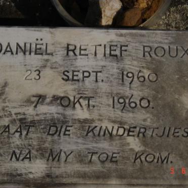 ROUX Daniël Retief 1960-1960