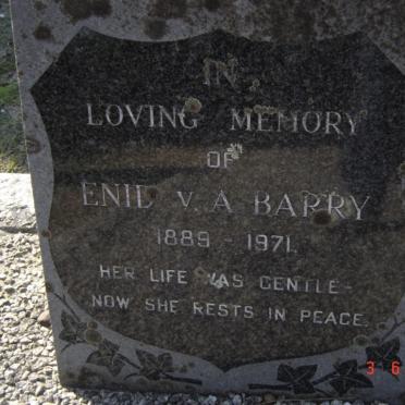 BARRY Enid V.A. 1889-1971