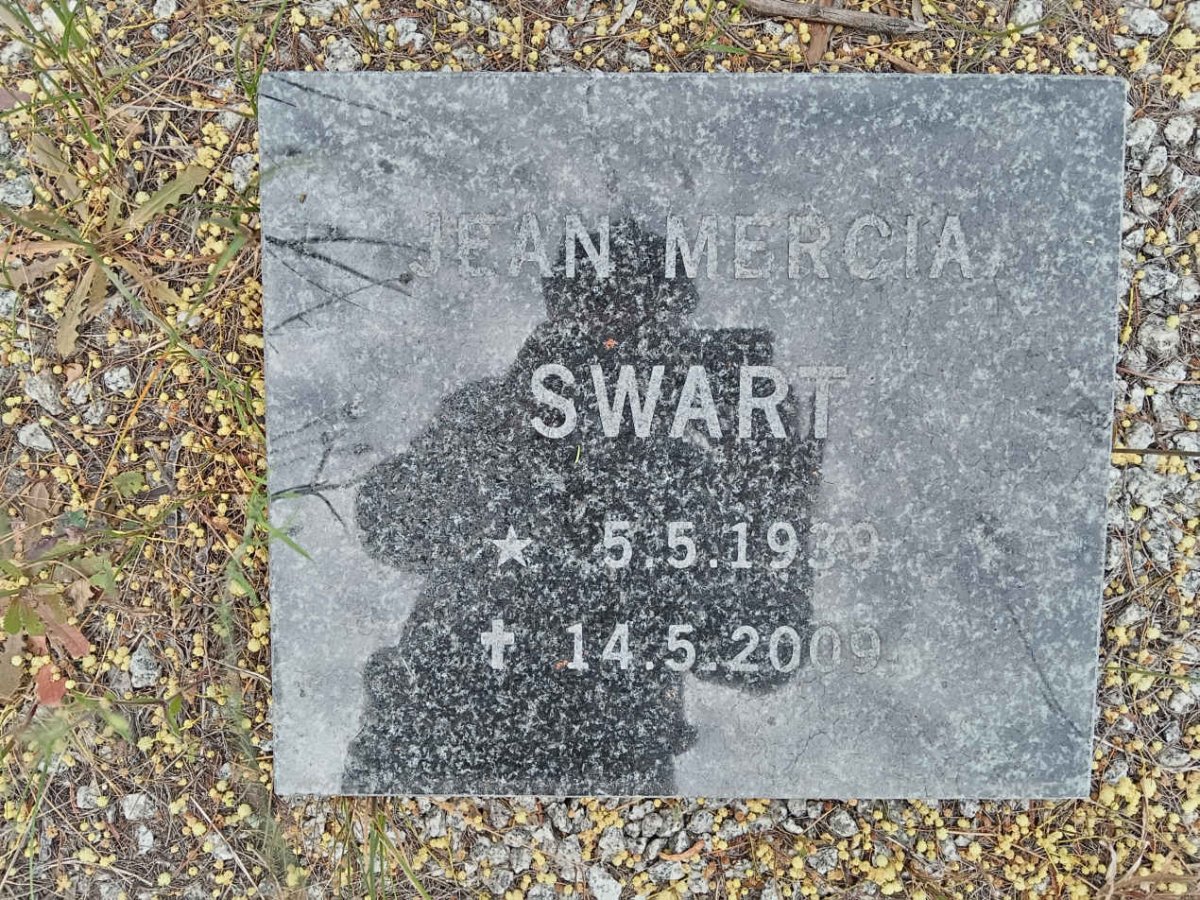 SWART Jean Mercia 1939-2009