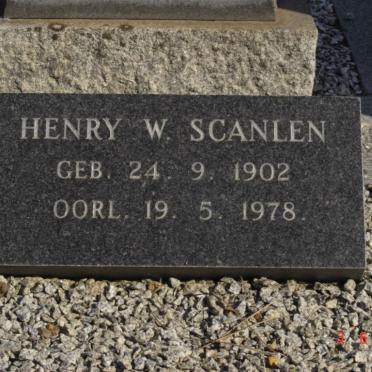 SCANLEN Henry W. 1902-1978