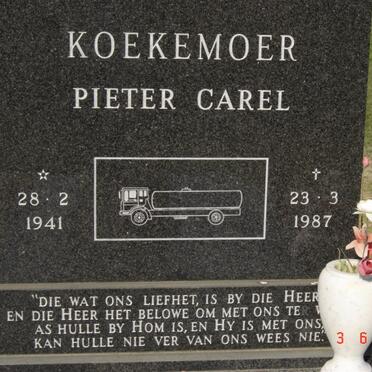 KOEKEMOER Pieter Carel 1941-1987