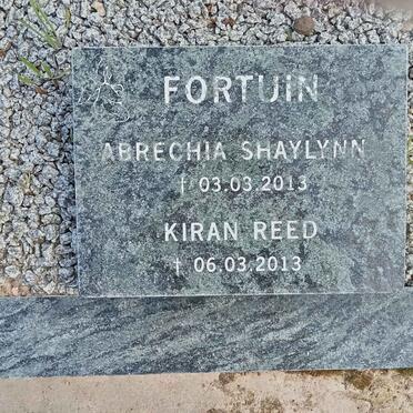 FORTUIN Abrechia Shaylynn -2013 :: FORTUIN Kiran Reed -2013