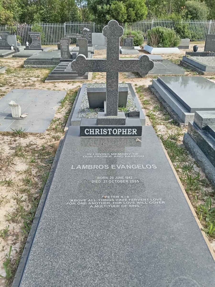CHRISTOPHER Lambros Evangelos 1942-2005 2.