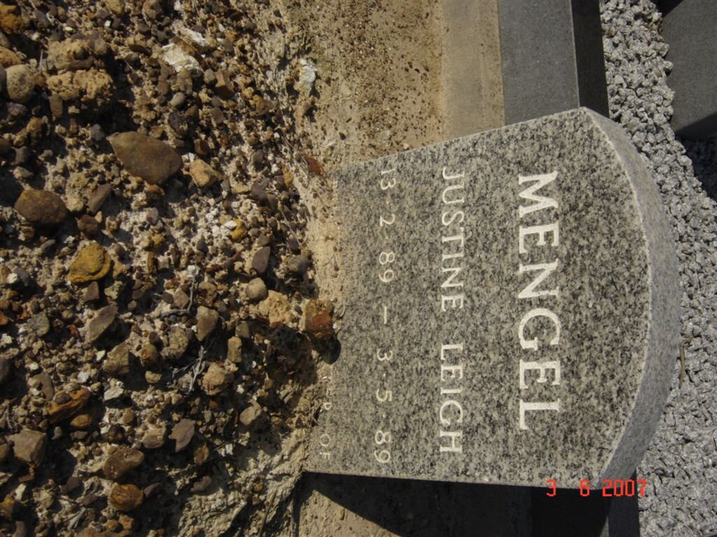 MENGEL Justine Leigh 1989-1989