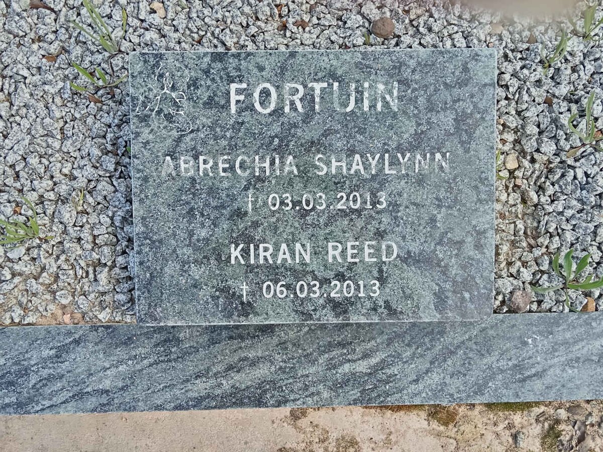 FORTUIN Abrechia Shaylynn -2013 :: FORTUIN Kiran Reed -2013