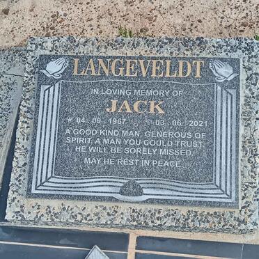 LANGEVELDT Jack 1967-2021