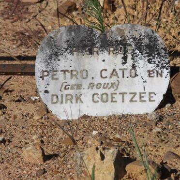 COETZEE Dirk &amp; Petr. Cato. nee ROUX