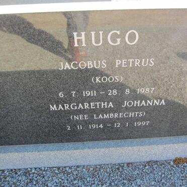 HUGO Jacobus Petrus 1911-1987 &amp; Margaretha Johanna LAMBRECHTS 1914-1997