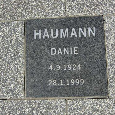 HAUMANN Danie 1924-1999