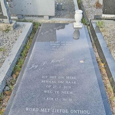 HAUPT Dirk G. -1979 & Joy P. 1926-2019