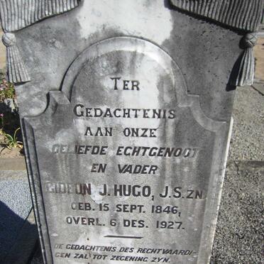 HUGO Gideon J. 1846-1927