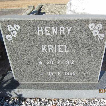 KRIEL Henry 1912-1995