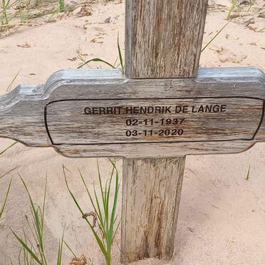 LANGE Gerrit Hendrik, de 1937-2020