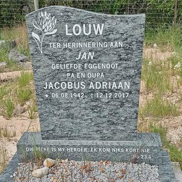 LOUW Jacobus Adriaan 1942-2017