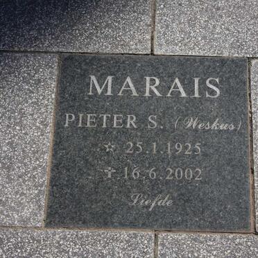 MARAIS Pieter S. 1925-2002