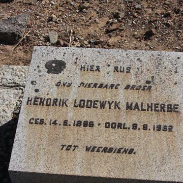 MALHERBE Hendrik Lodewyk 1896-1962