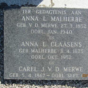 MALHERBE :: V.D. MERWE :: CLAASENS