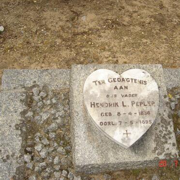 PEPLER Hendrik L. 1836-1895