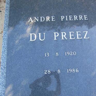 PREEZ André Pierre, du 1920-1986