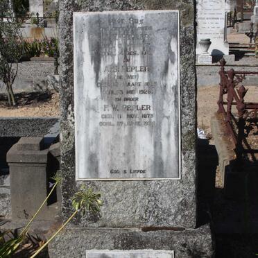 PEPLER J.F.1843-1919 &amp; A.S. DE WET 1845-1928 :: PEPLER F.W. 1873-1934