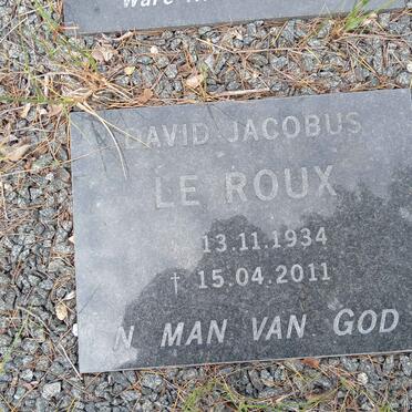 ROUX David Jacobus, le 1934-2011