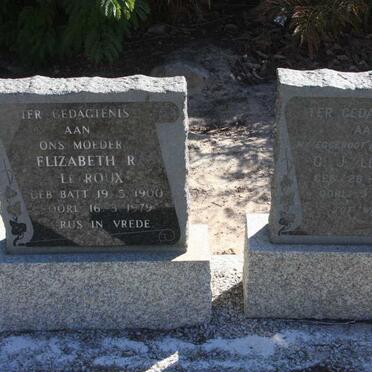 ROUX C.J., le 1900-1957 &amp; Elizabeth BATT 1900-1979