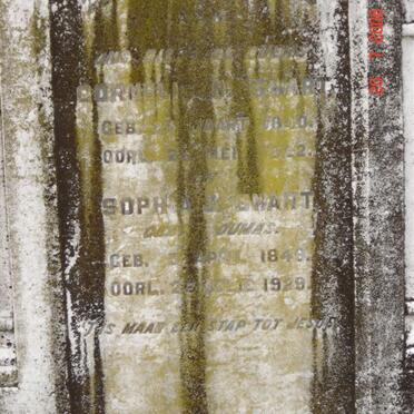 SWART Cornelis N. 1840-1922 &amp; Sophia  J. DUMAS 1849-1929