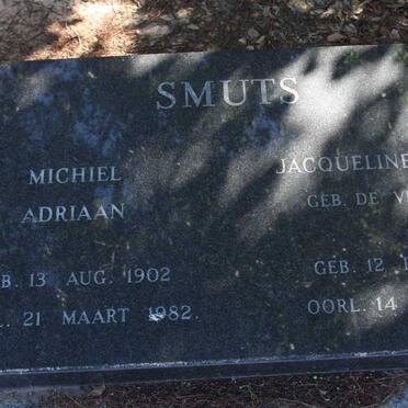 SMUTS Michiel Adriaan 1902-1982 &amp; Jacqueline Kriel DE VILLIERS 1901-1977