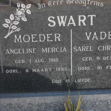 SWART Sarel Christoffel 1909-1965 &amp; Angeline Mercia 1910-1995 :: SWART Jean Mercia 1939-2009
